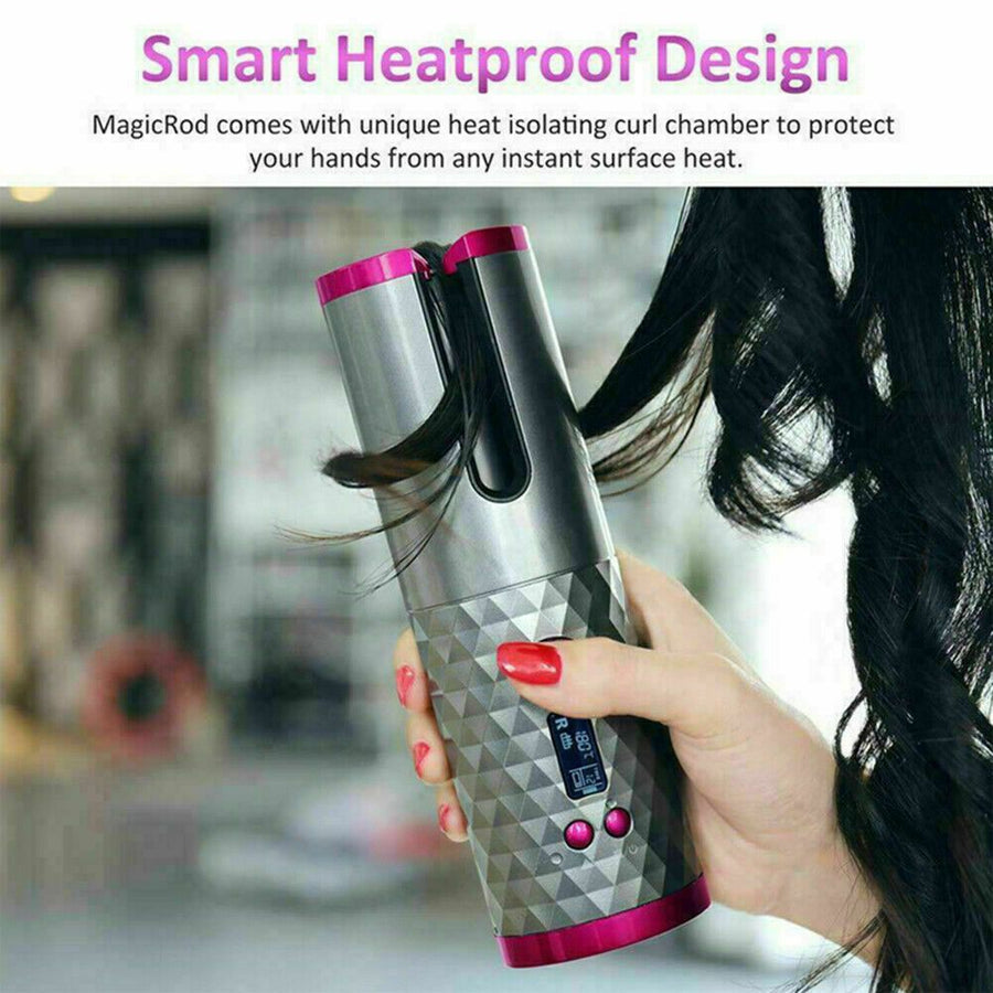Automatic wireless hair curler USB wireless curling iron