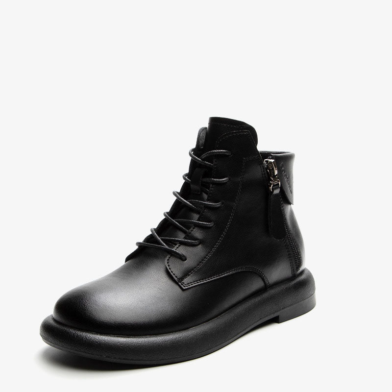 Women's Winter New Fleece-lined Warm Flat Bottom Short Boots