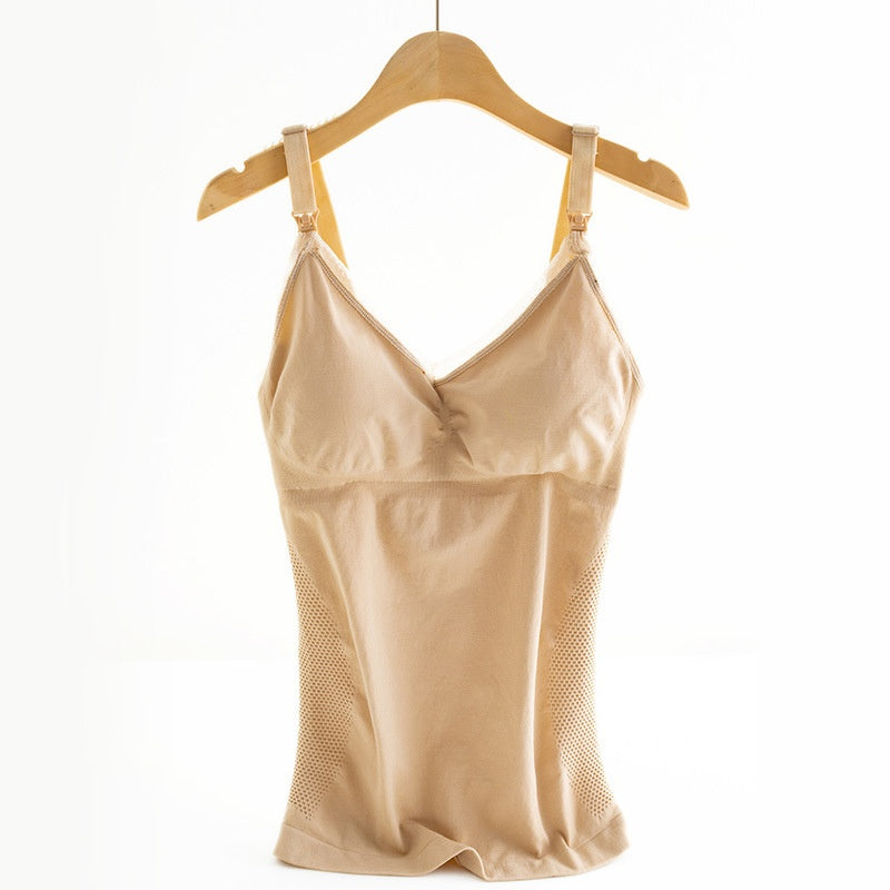 Postpartum Front Vest Front Buckle Camisoles For Breastfeeding