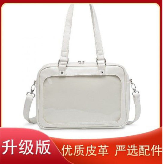 Transparent Badge Cartoon Backpack