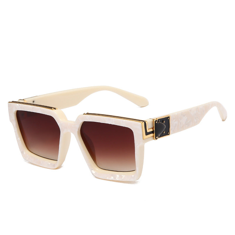 Fashion Big Square Rim Trendy Sunglasses