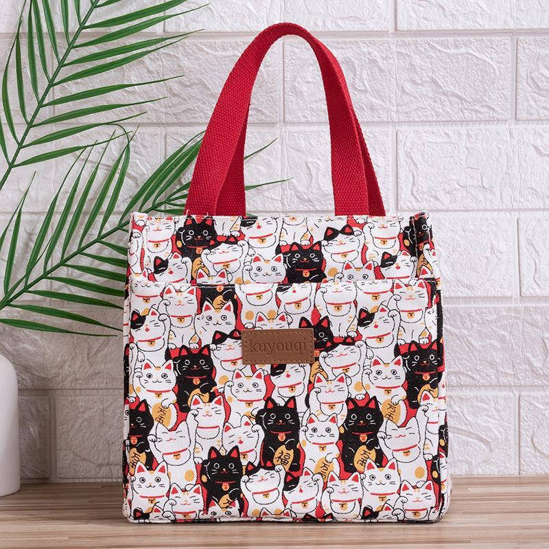 Borsa Termica in Alluminio Ispessimento Portatile Tela Isolante