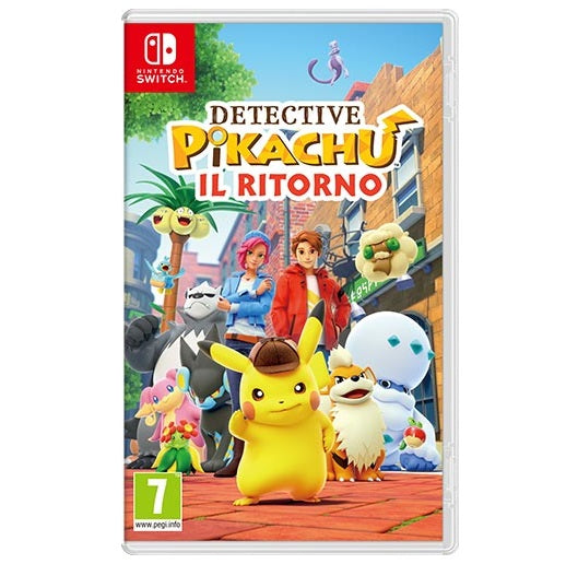 Detective Pikachu Returns Nintendo Switch Video Game Italian New Game