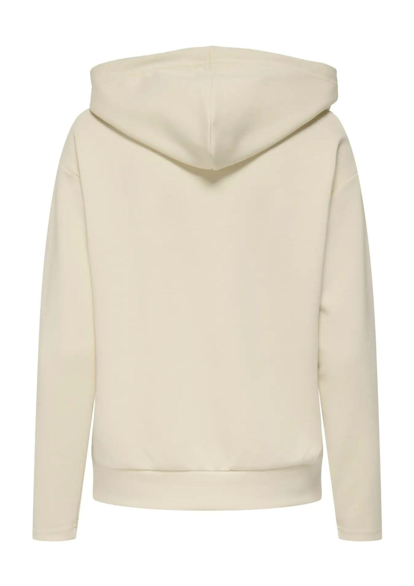 Only Felpa da donna con cappuccio Fancy Beige