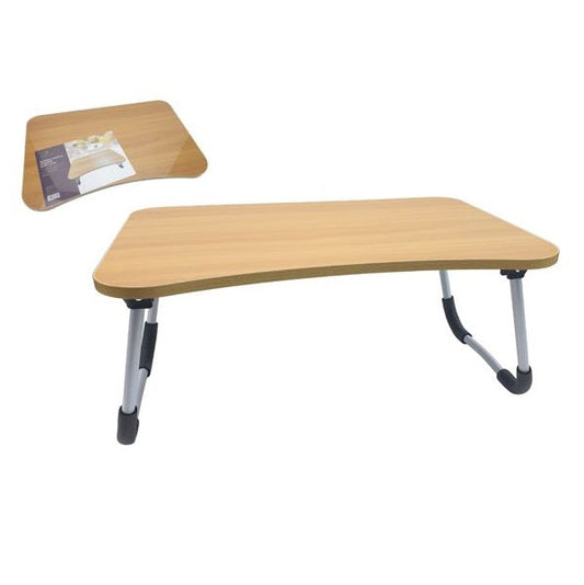 Tavolino Da Letto Pieghevole Vassoio Per Colazione Pc Notebook | Legno Rovere