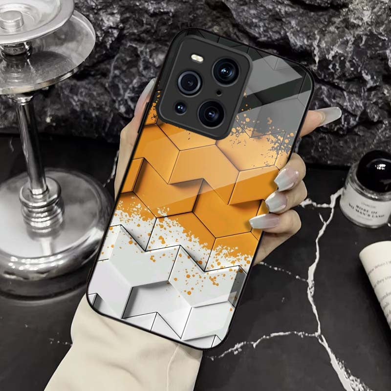 Cool Design Colorful Color Beautiful Phone Case for OPPO Reno 9 8 7 6 5 4 Find X6 X5 X3 F21 F23 F19 T Z SE Lite Pro + 5G Tempered Glass