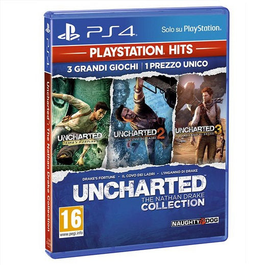 Uncharted Nathan Drake Collection PS4 Game PlayStation 4 Video Game Italian