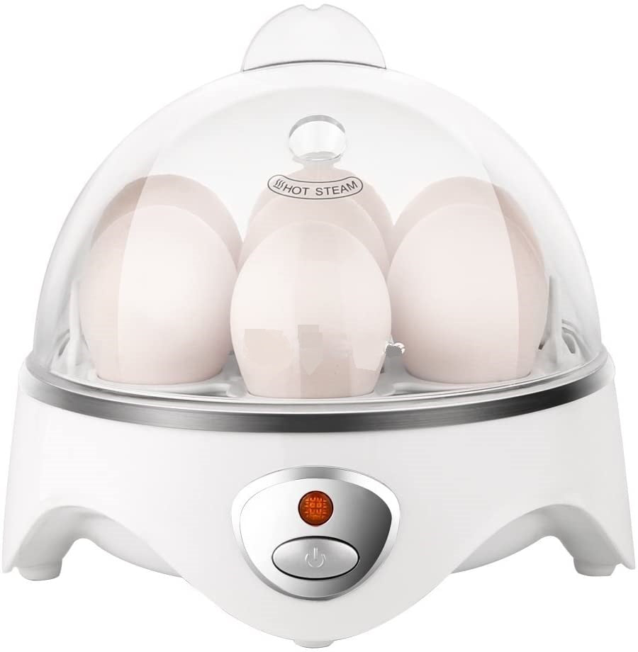 Modern Electric Egg Boiler for Boiled Eggs and Steamed Eggs and Container for 7 Eggs