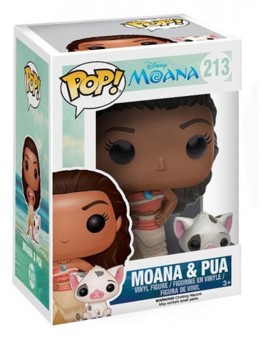 Funko Pop ! Disney Moana - Oceania (213) Moana & Pua Vinyl Figure 9Cm