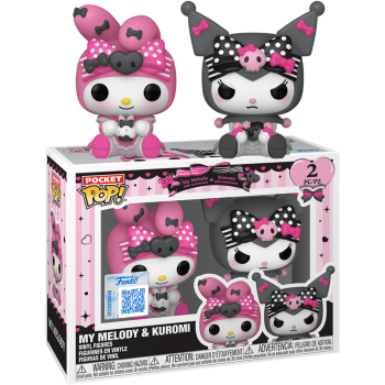 Funko Pop ! Pocket ! 2 Pack My Melody - Kuromi Vinyl Figure 4Cm Keychain