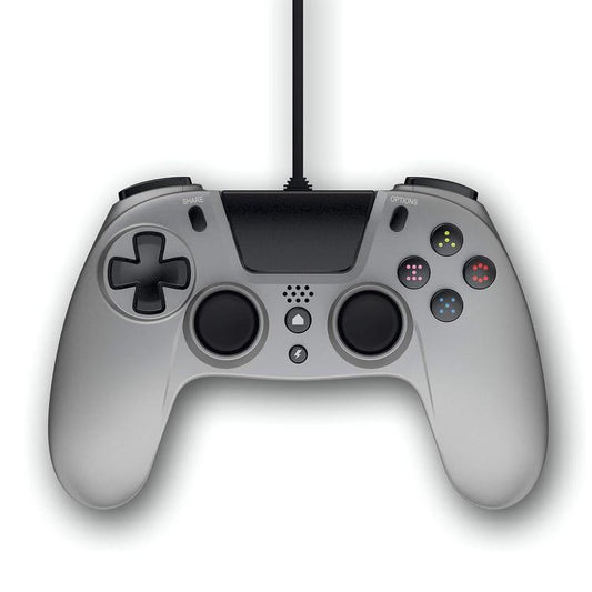 Gioteck VX4 Premium Wired Controller PS4/PC Wired Joystick Gamepad Titanium