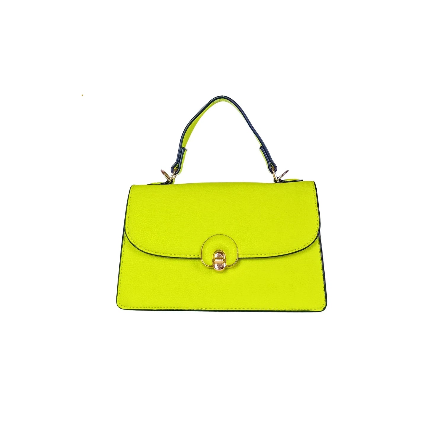Green mini leather handbag - ms-8647