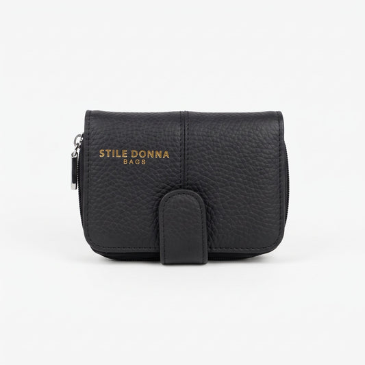 Greta Genuine Leather Compact Wallet