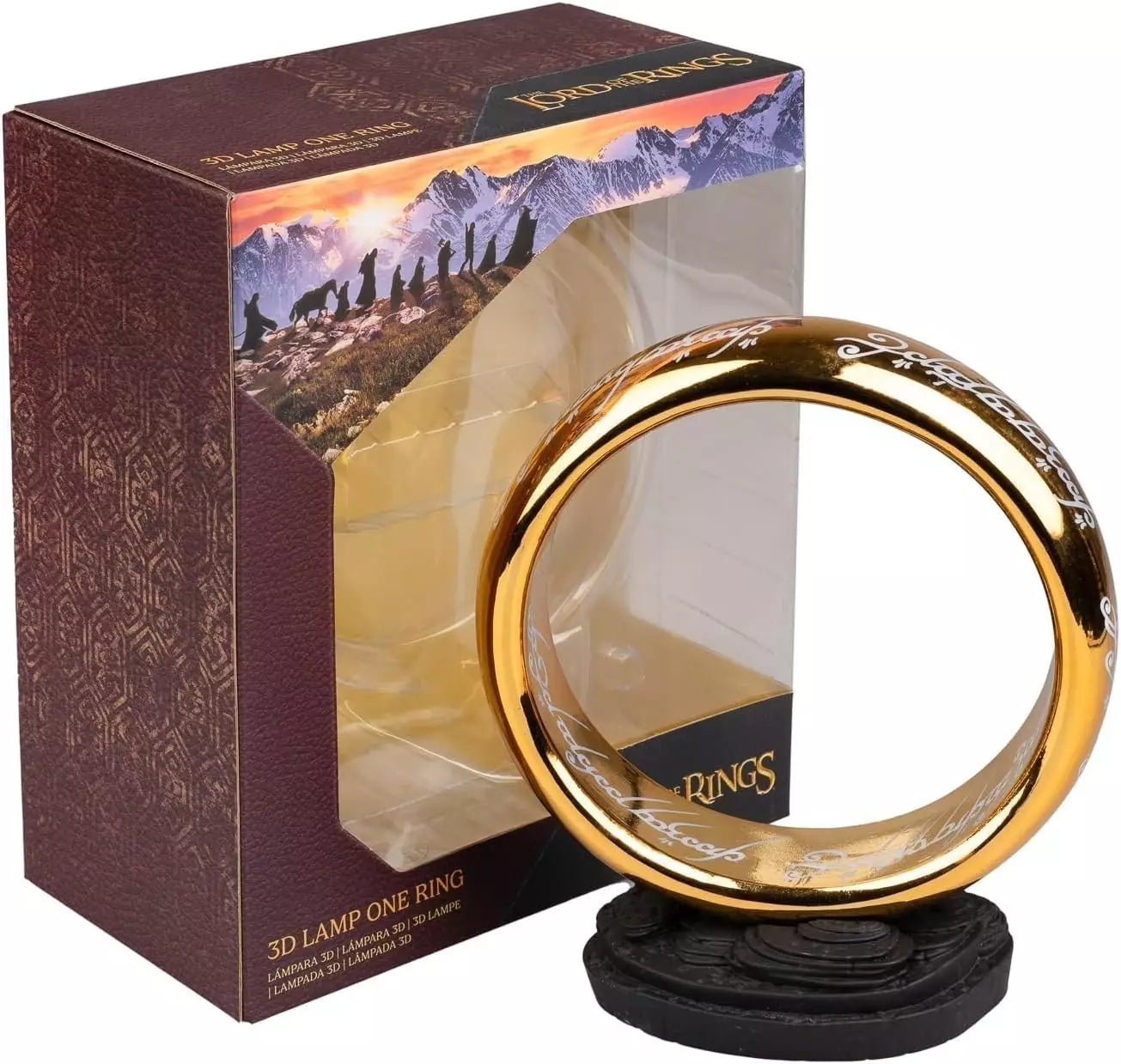 The Lord Of The Rings Lampada Il Signore Degli Anelli One Ring Light 20Cm