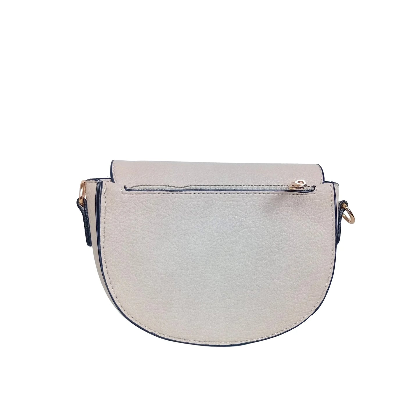 Half Moon Leather Crossbody Bag - MS-7611