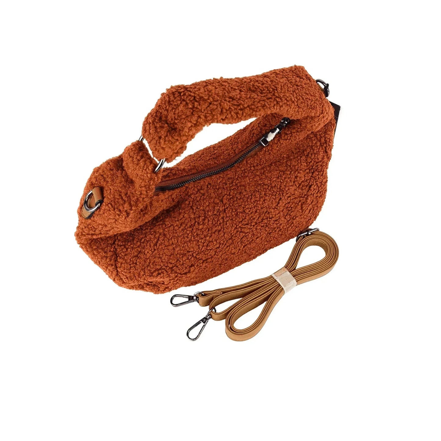 Hobo Bag Faux Sheepskin - MS-1669