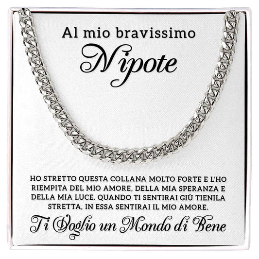 Collana da Uomo - Al Mio Bravissimo Nipote.
