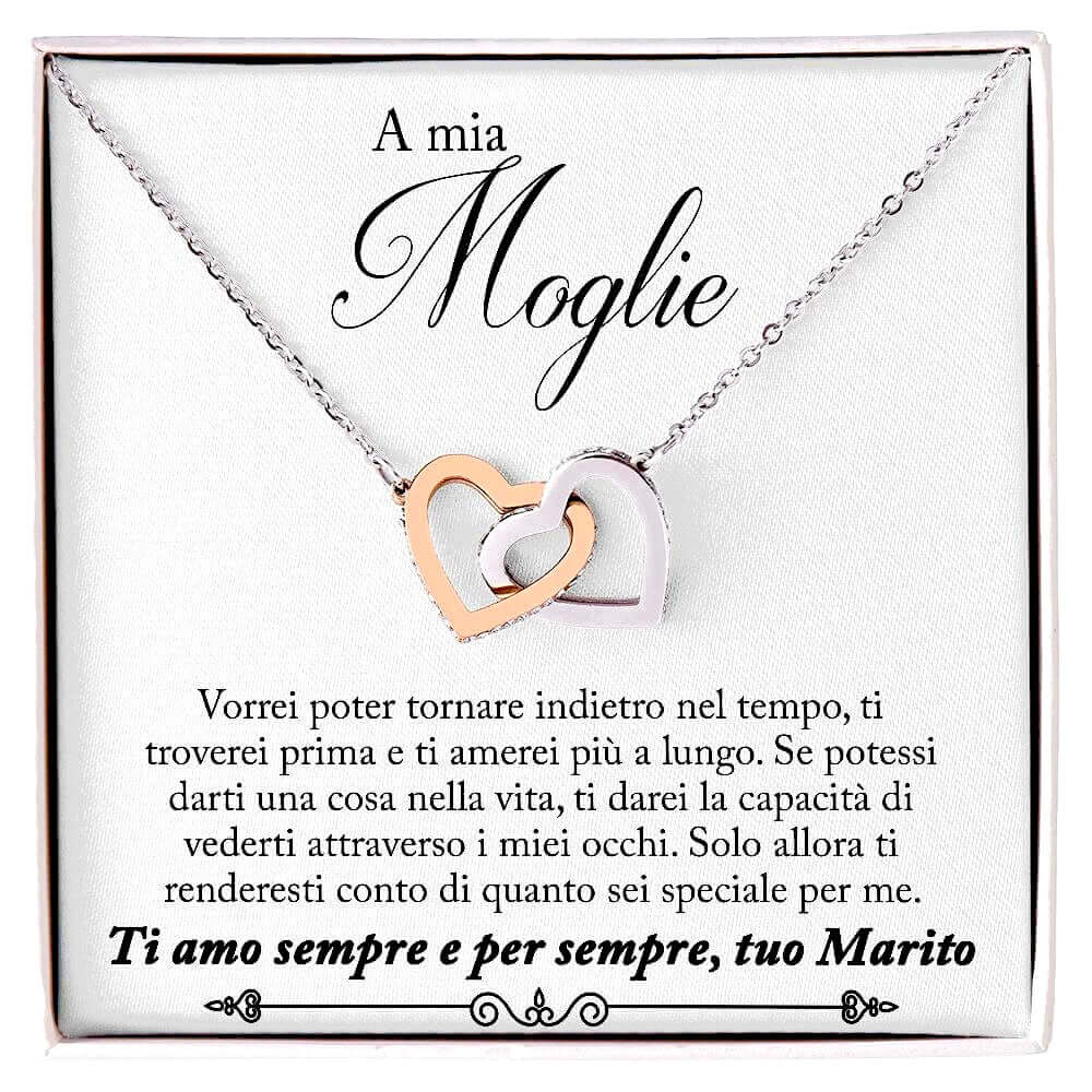 Collana A Mia Moglie - Ti amo sempre e per sempre.