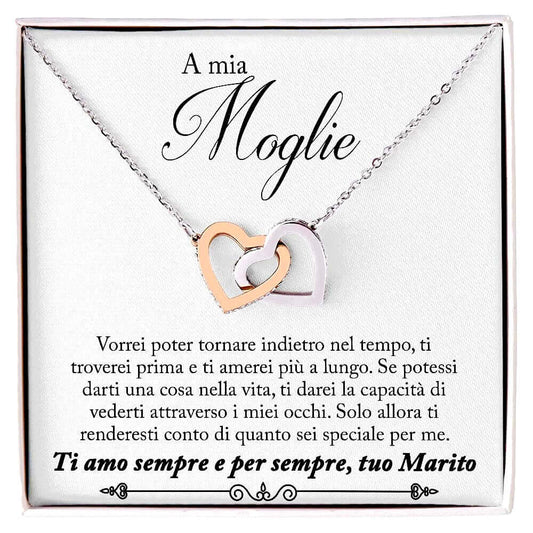 Collana A Mia Moglie - Ti amo sempre e per sempre.