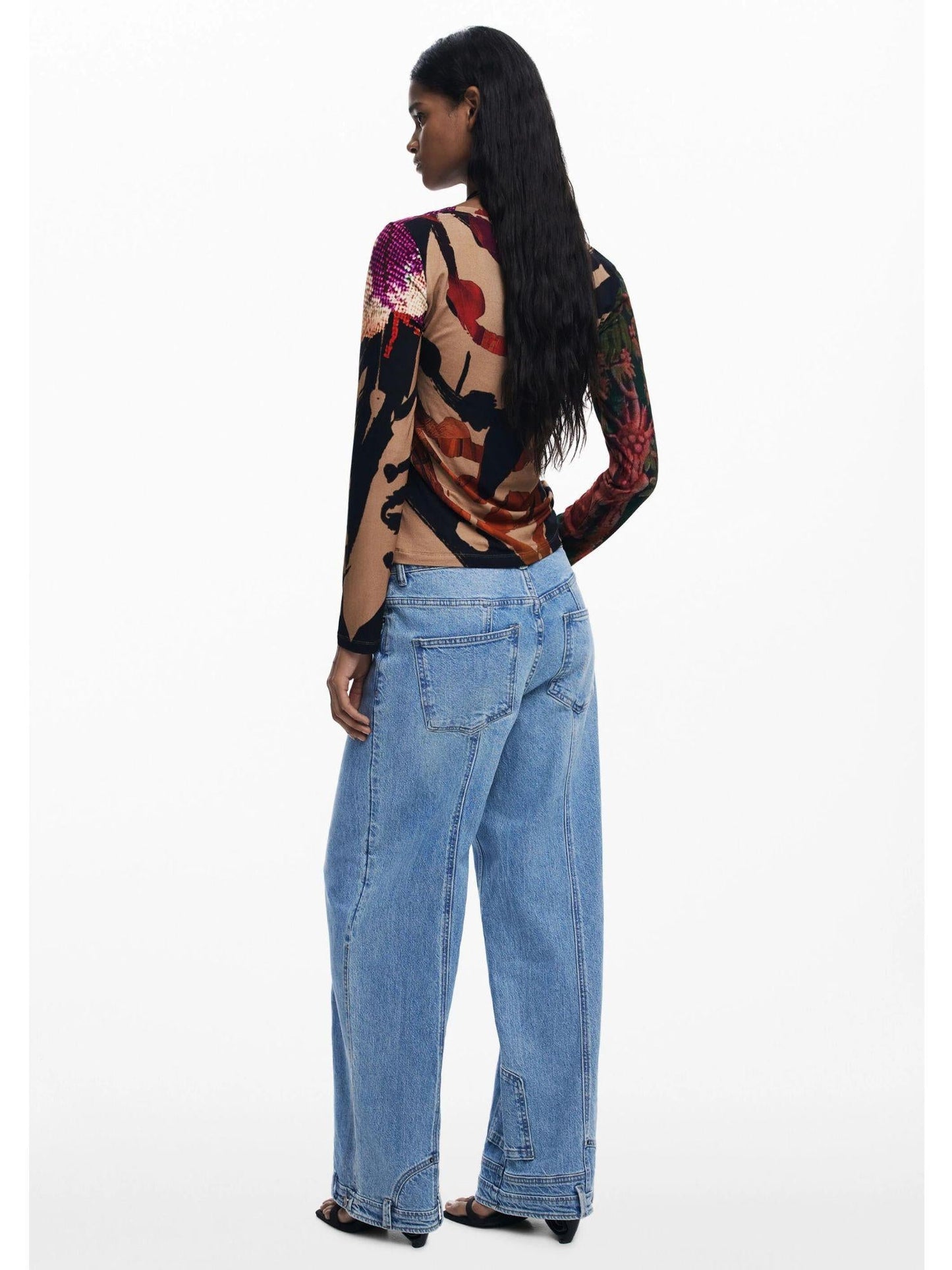 Desigual Maglietta disegnata da Mr. Christian Lacroix Donna Rosso