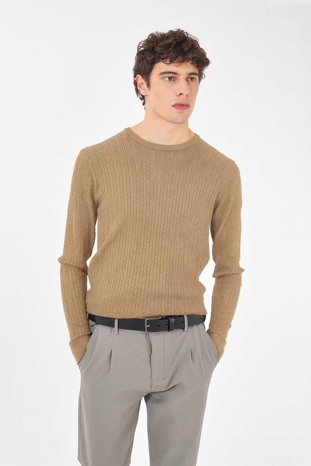 Yes Zee Maglia Uomo Fango