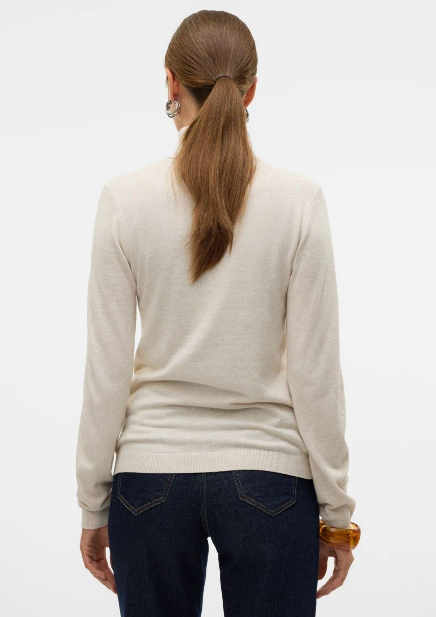 Vero Moda Maglione Donna Iris Beige Chiaro