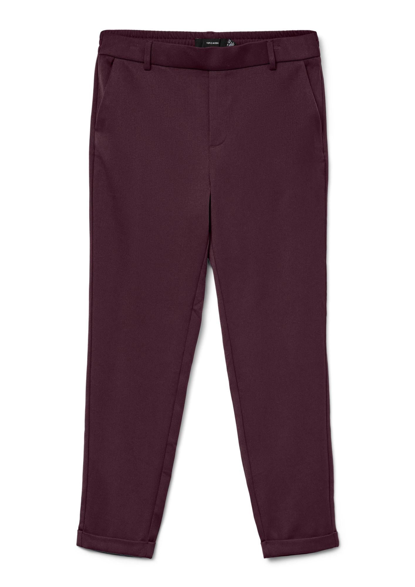 Vero Moda Pantaloni Donna Maya A Vita Media Viola