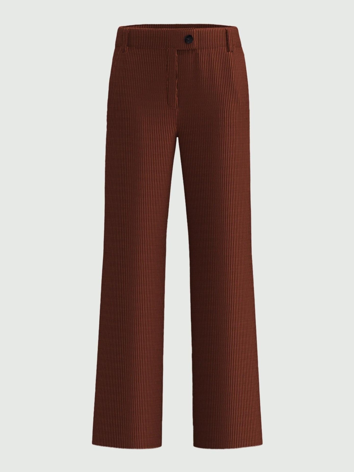 Emme Marella Pantalone dritto in velluto Donna Destino Bordeaux