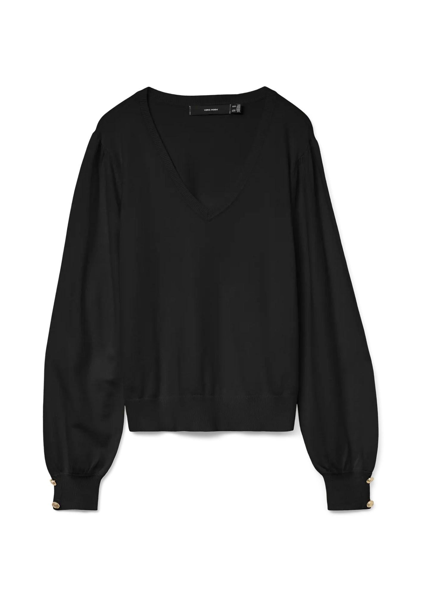 Vero Moda Maglione Donna Hollycaris Nero