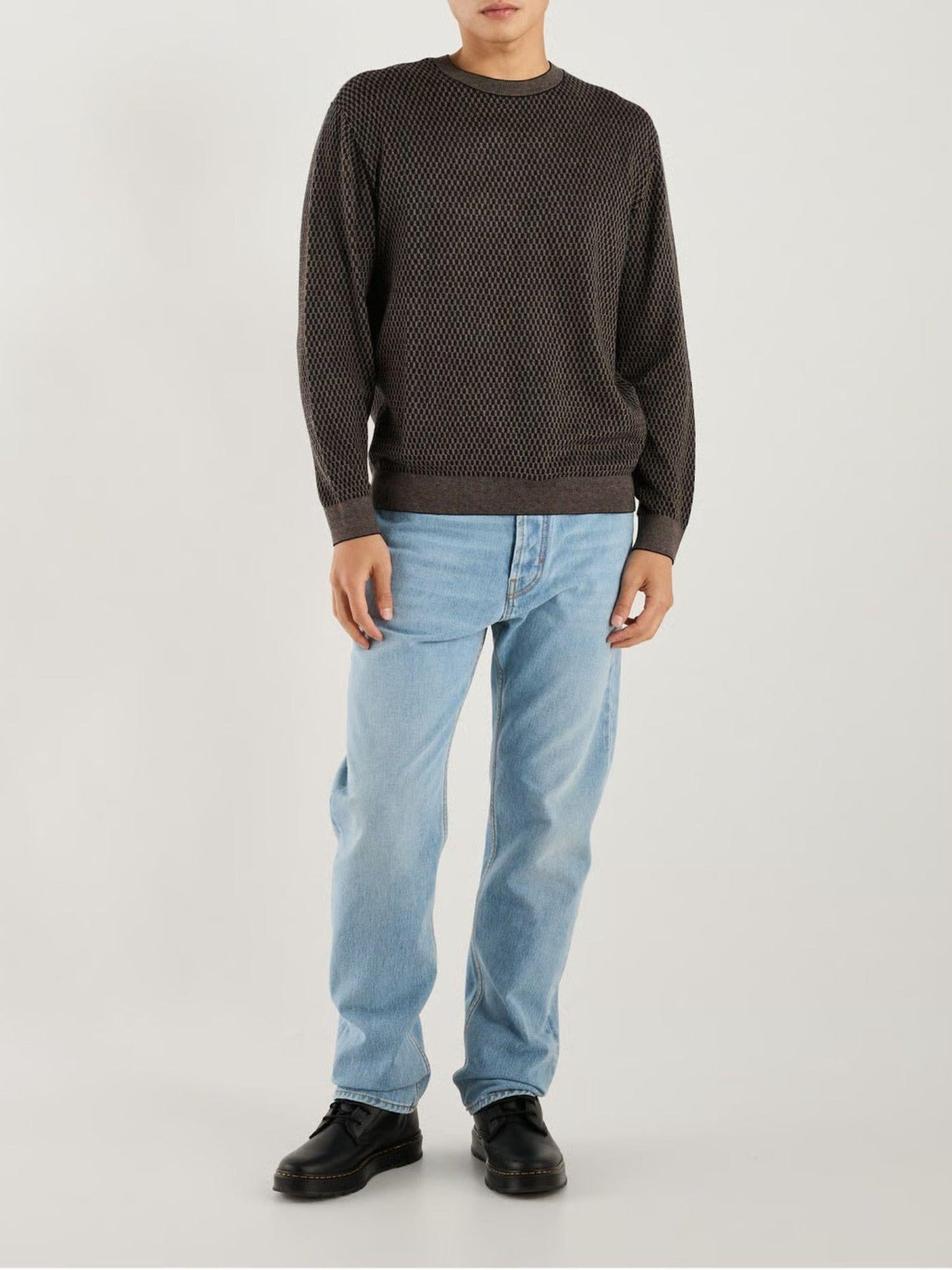 Armani Exchange Maglione Uomo Nero Driftwood Ches