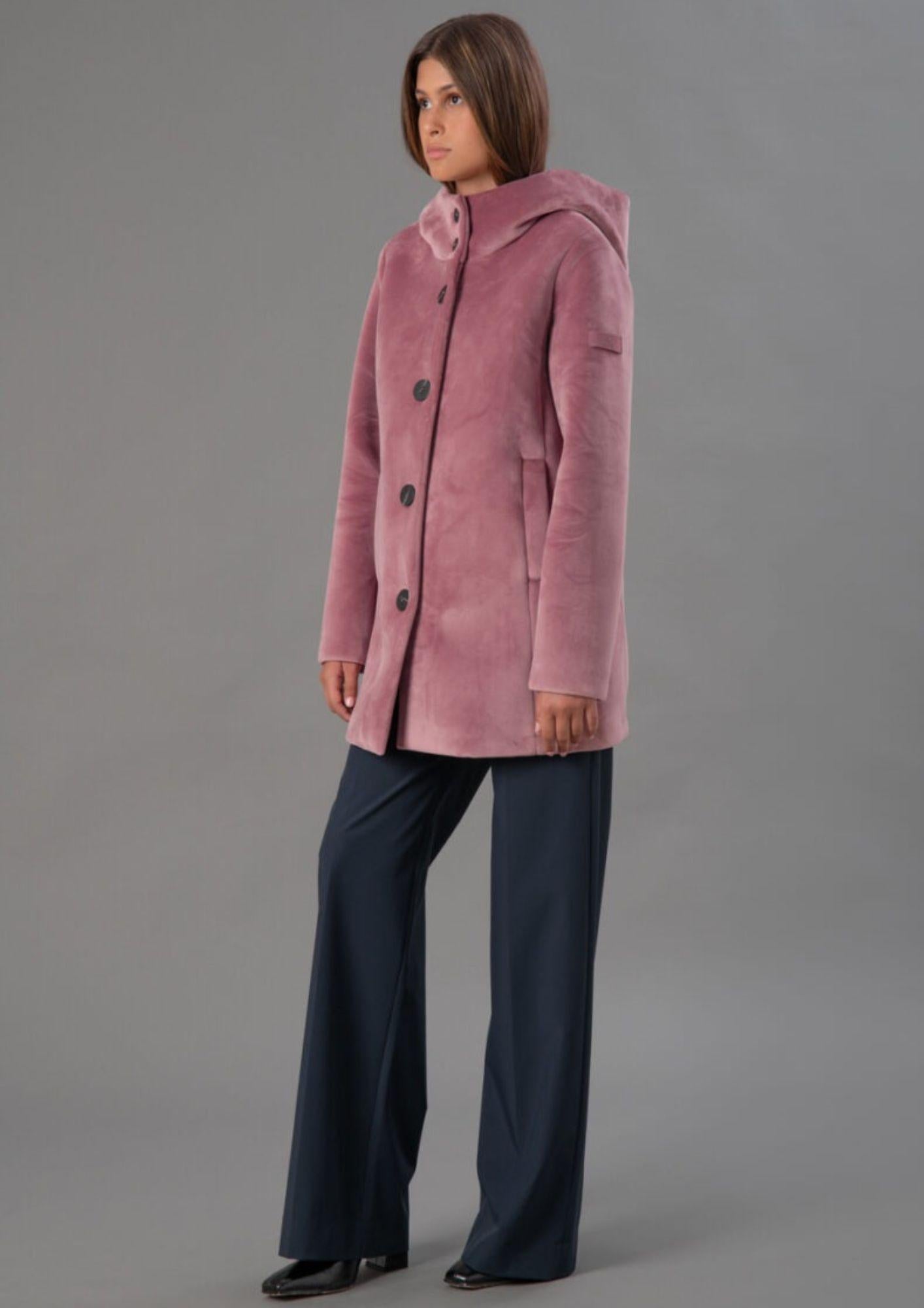 Rihunik Giacca Invernale Donna Rosa