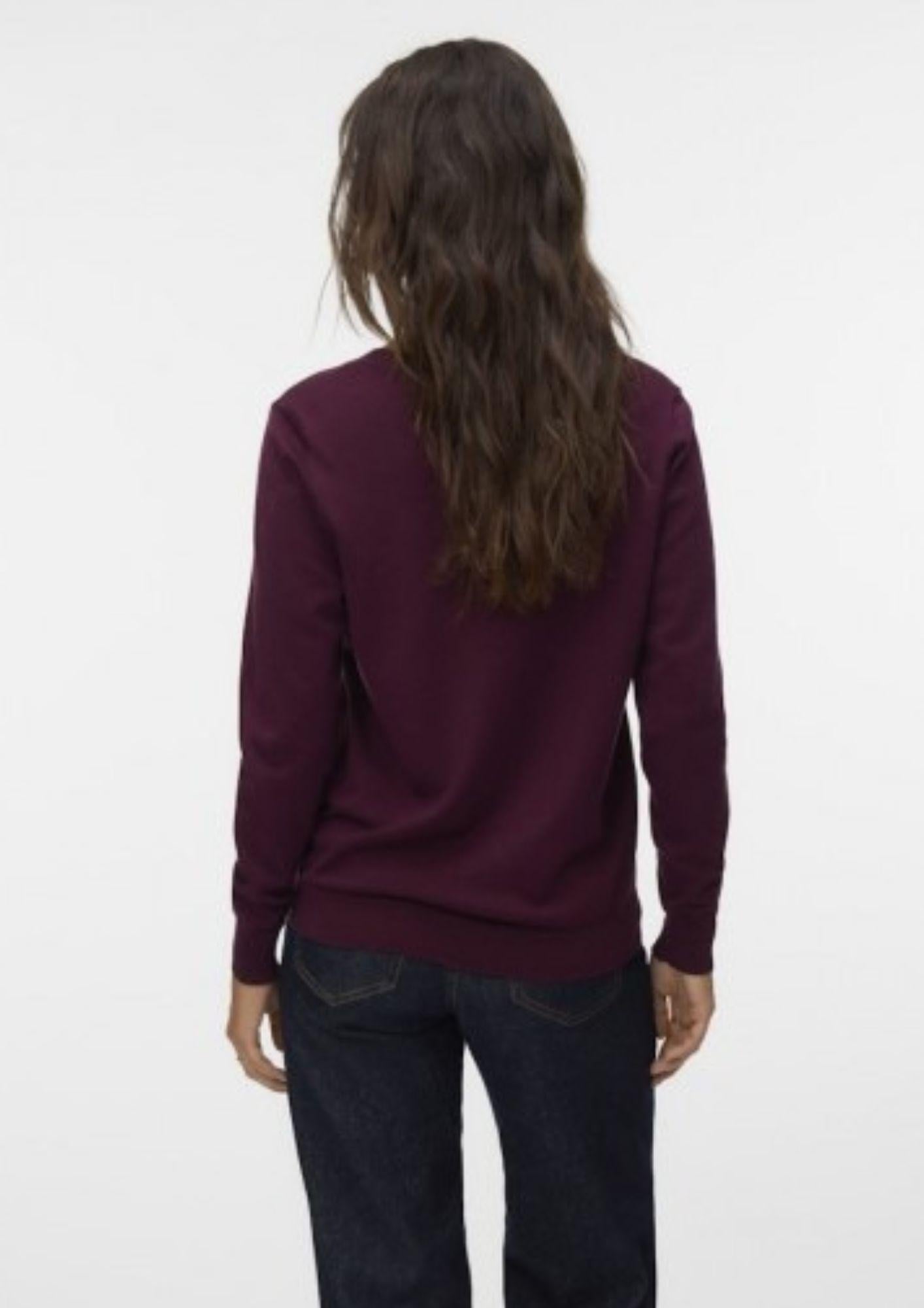 Vero Moda Cardigan In Maglia Donna Silje Bordeaux