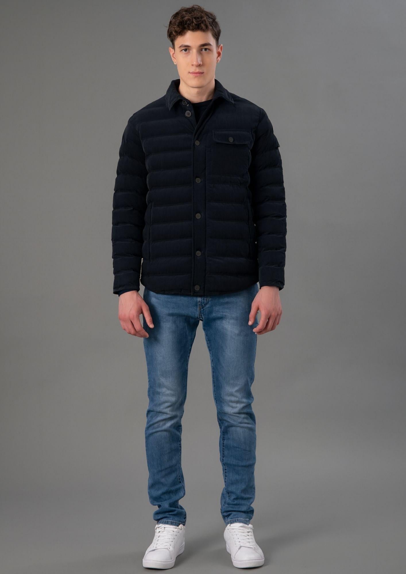 Rihunik Giacca Invernale Uomo Gordon Forest Blu Black