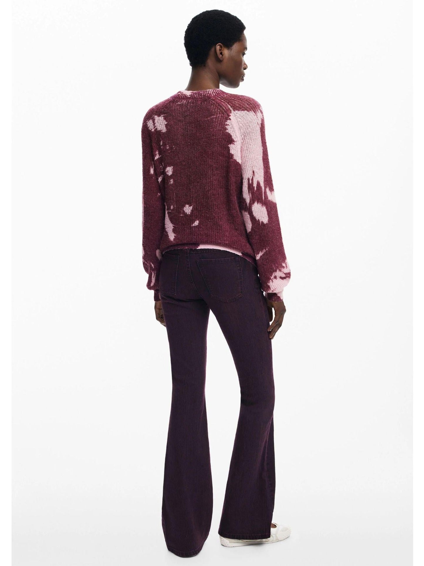 Desigual Maglione texture Arty Donna Rosso