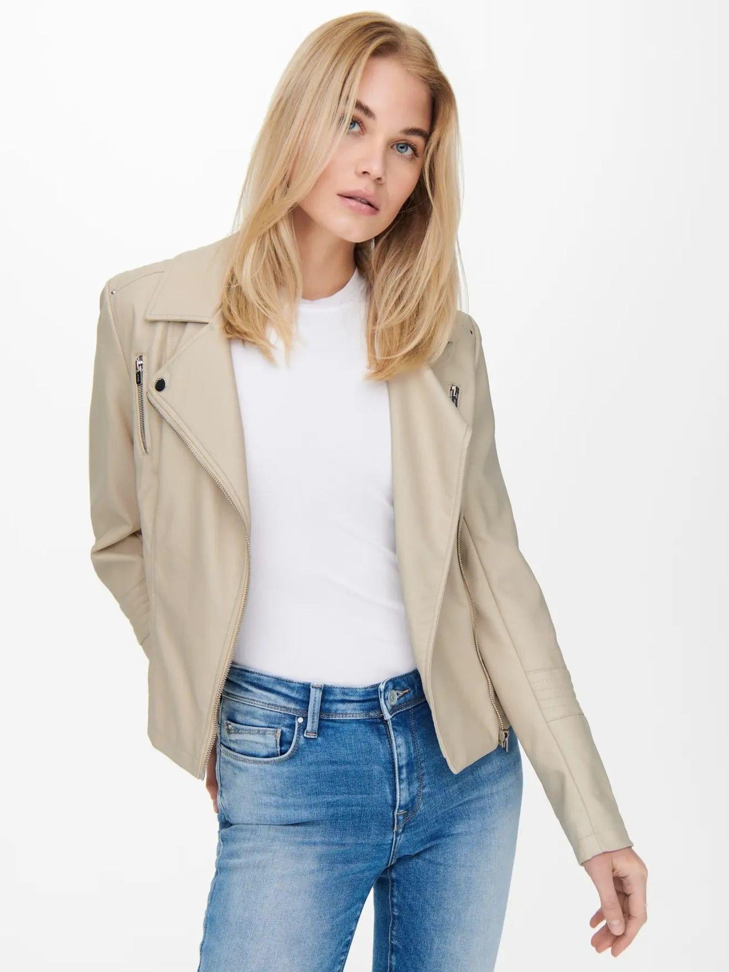 Only Giubbino Donna Gemma Beige