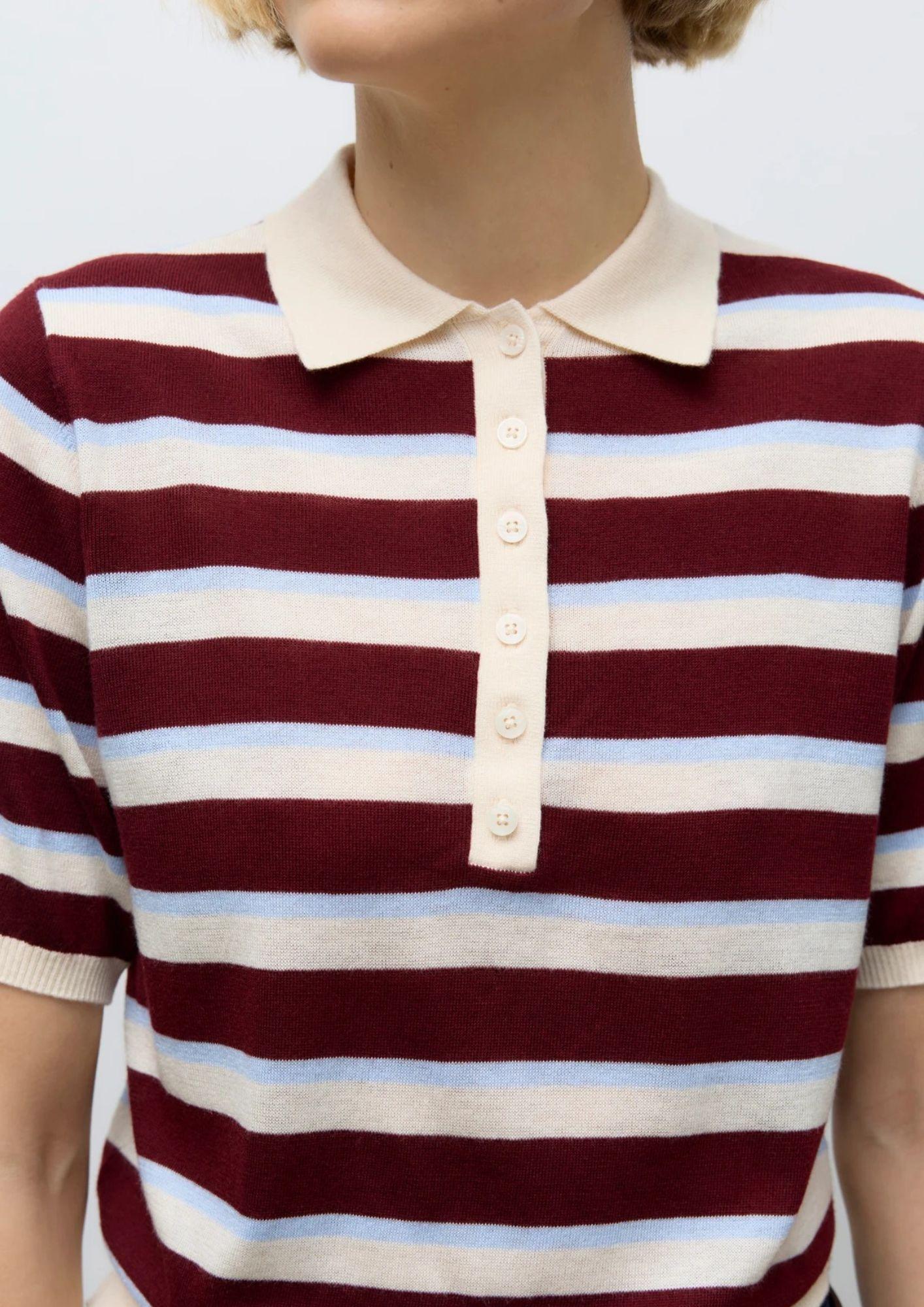 Aware Maglione Donna Sikita Bianco Betulla a Righe