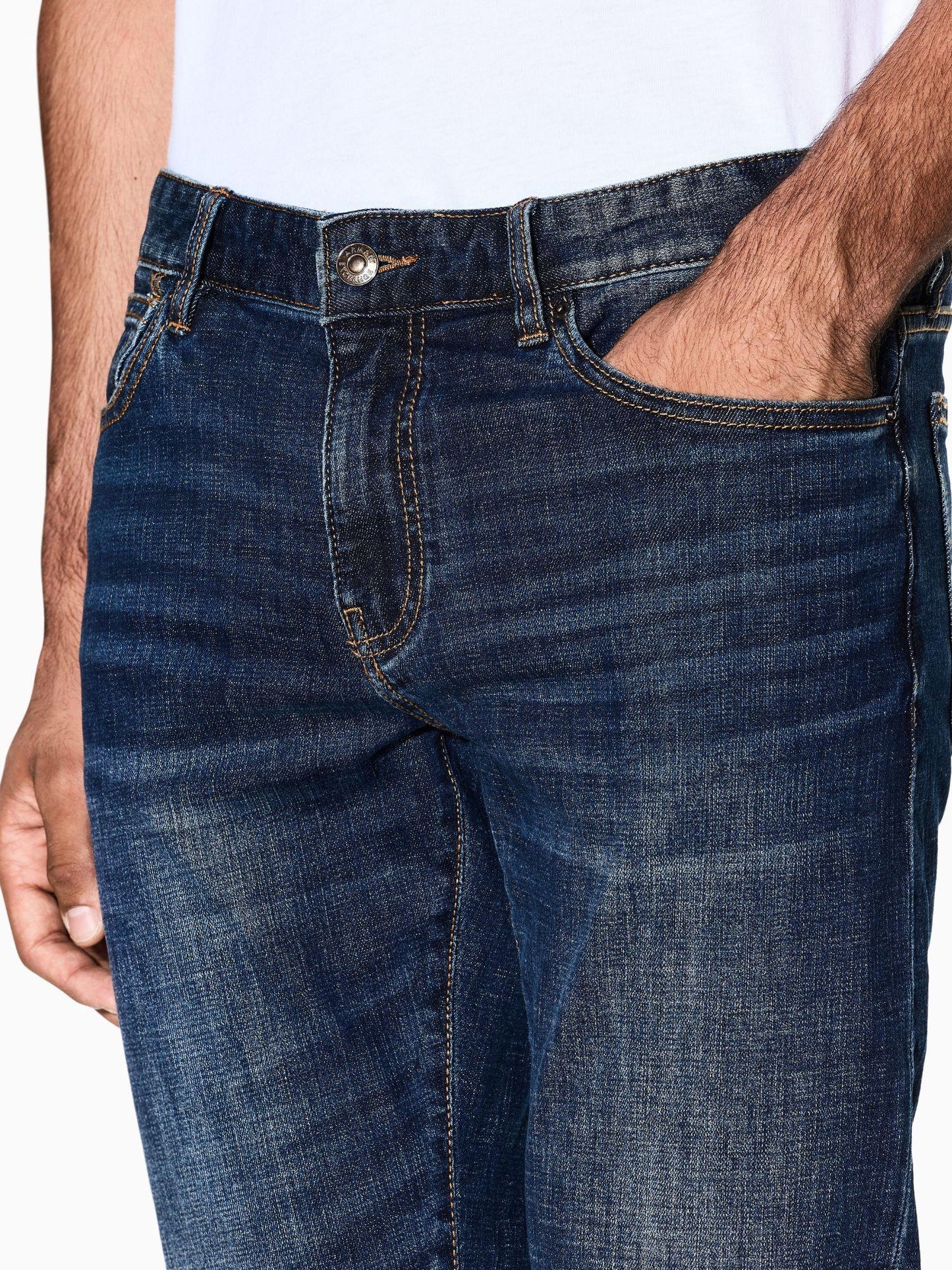 Armani Exchange Jeans Uomo Skinny in Denim Stretch Blu