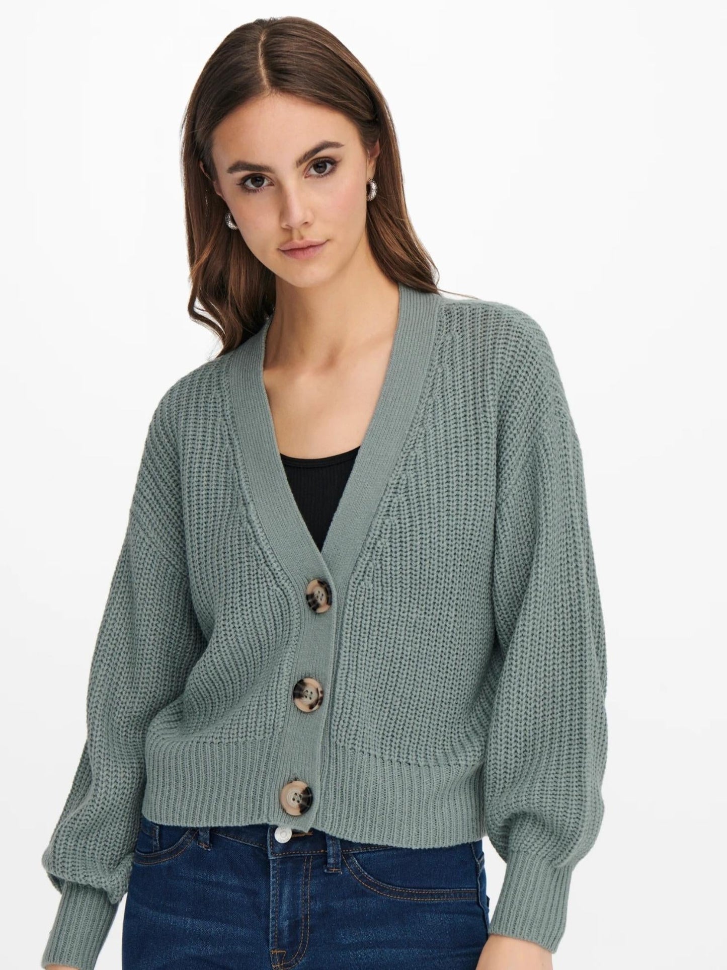Jacqueline De Yong Cardigan Donna Justy Turchese Abyss