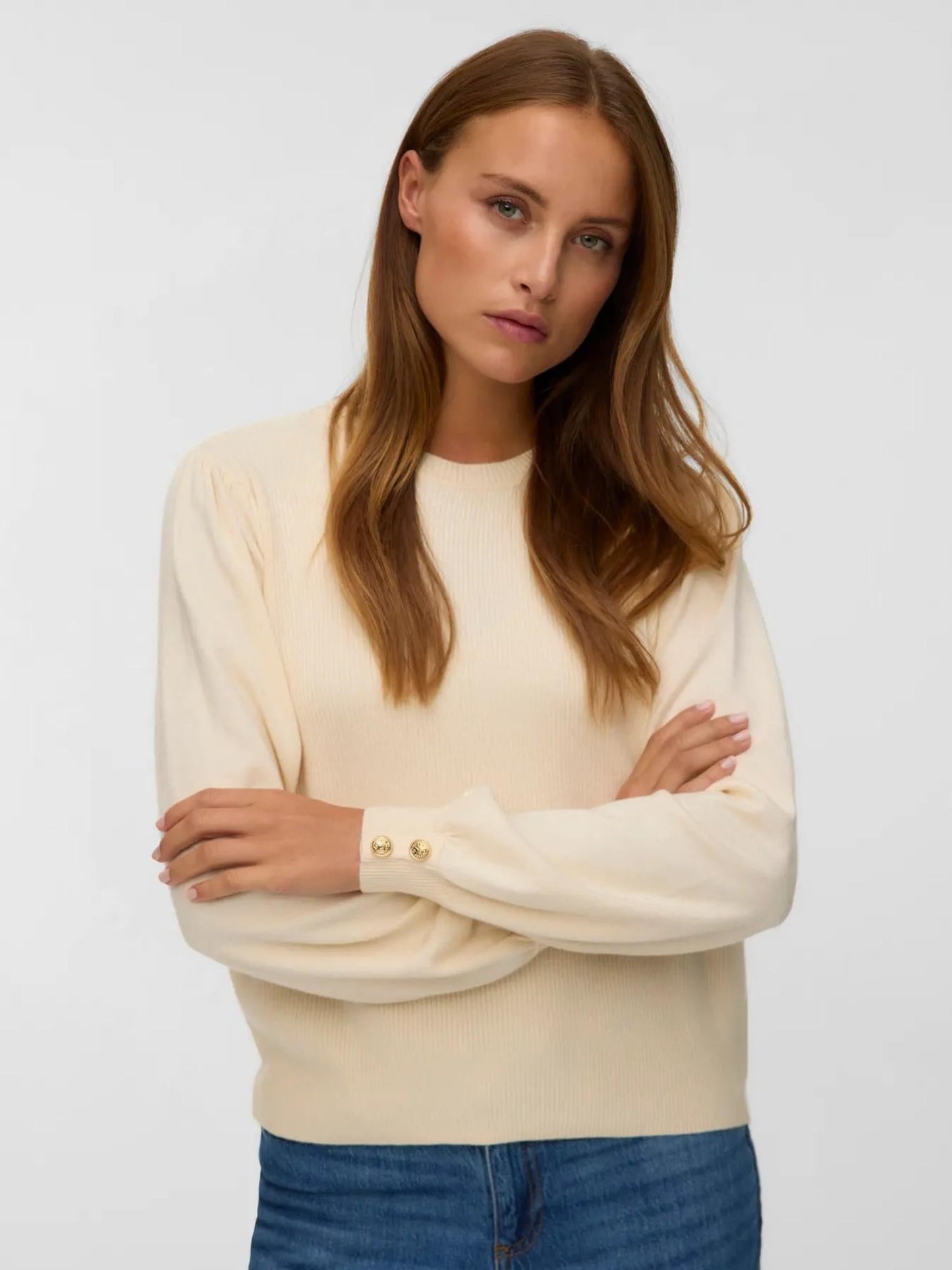Vero Moda Maglione Donna Hollykaris Birch