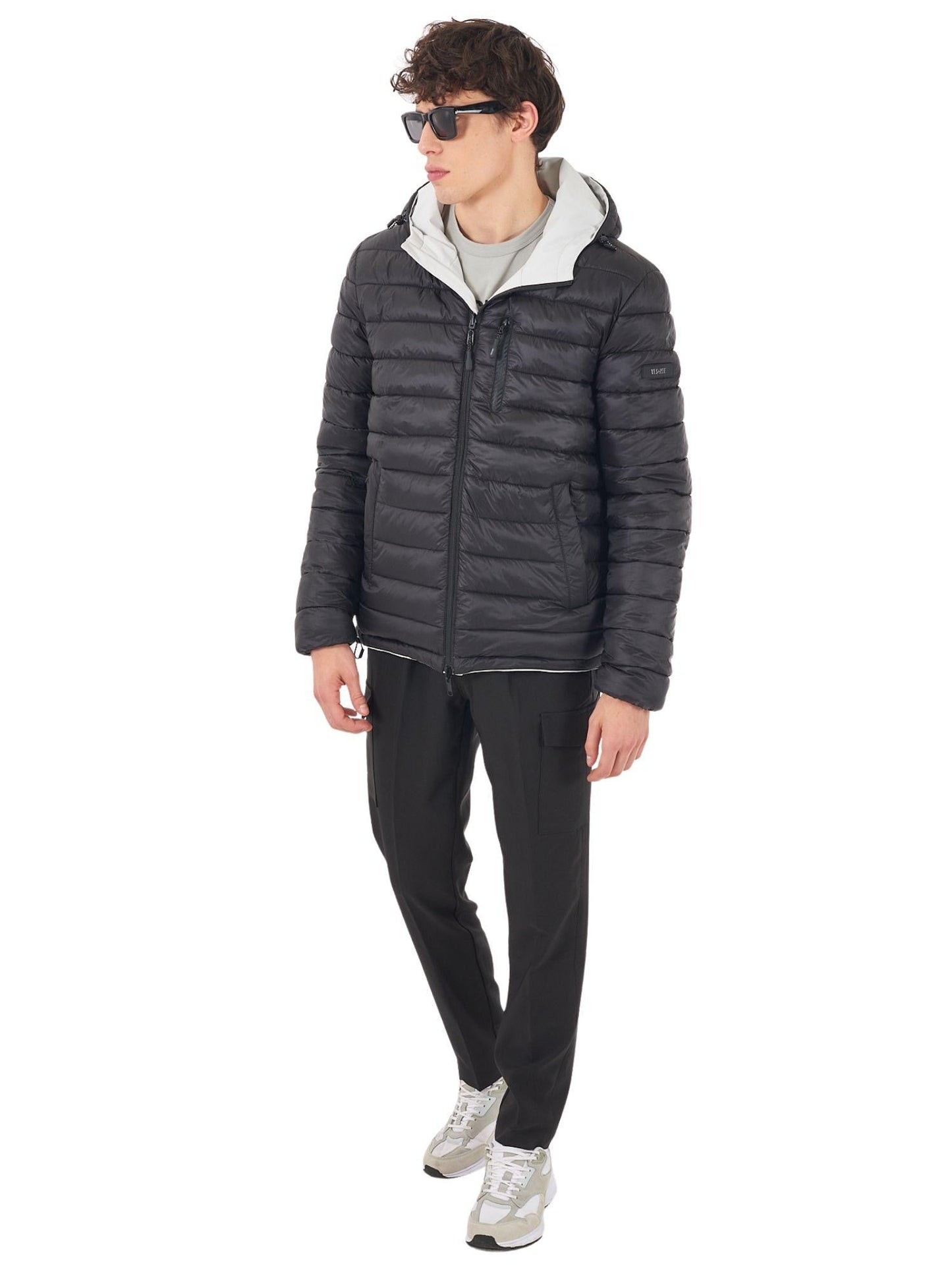 Yes Zee Giubbino Uomo reversibile Bianco