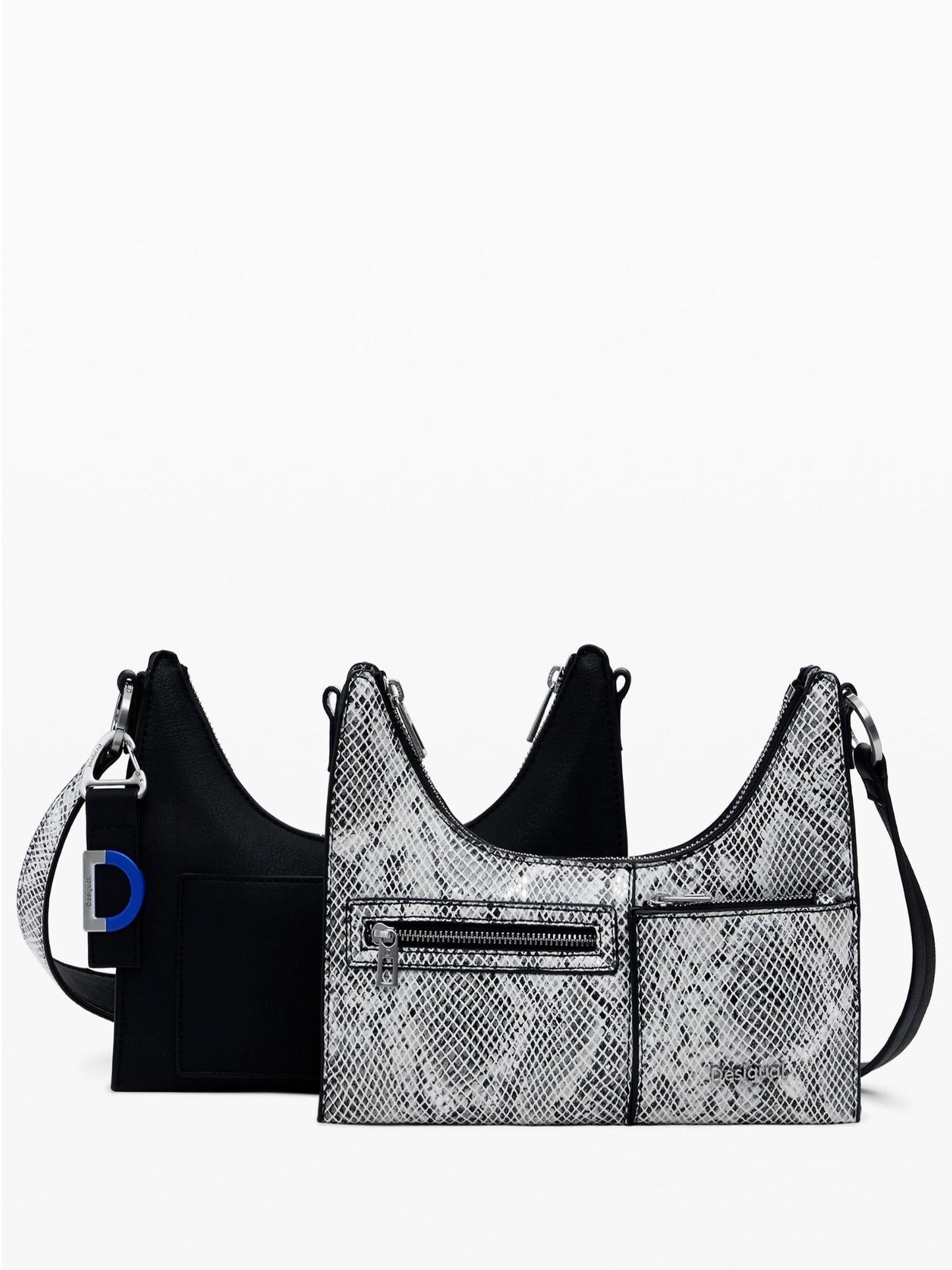 Desigual Piccola borsa bicolore rimovibile Donna Nero