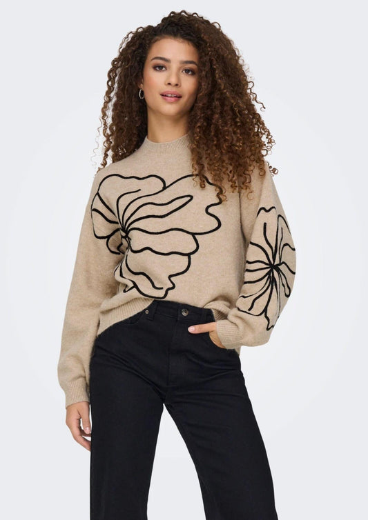 Jacqueline De Yong Maglione Donna Jella Beige