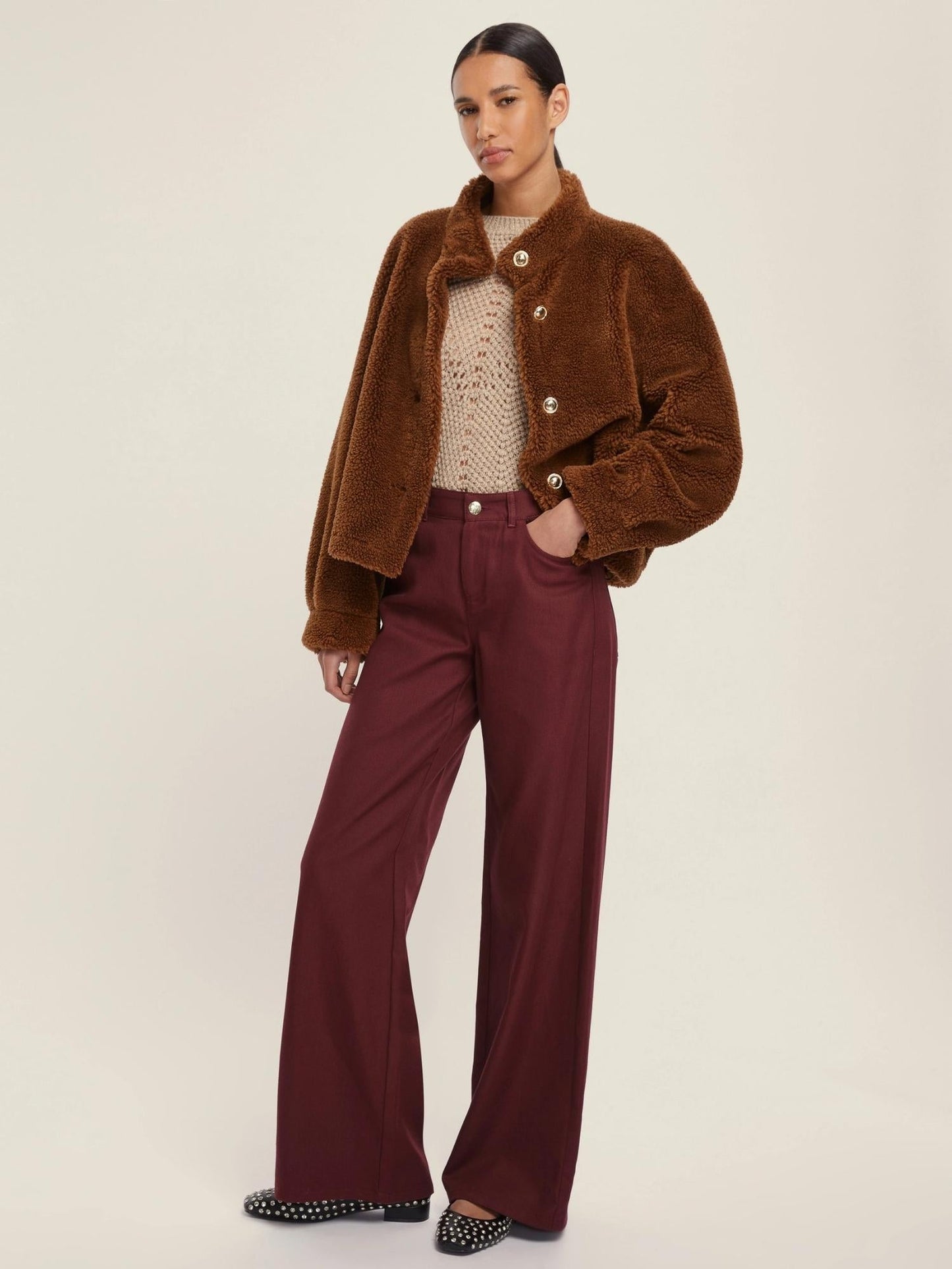 Emme Marella Bomber reversibile Donna Vicenza Cognac