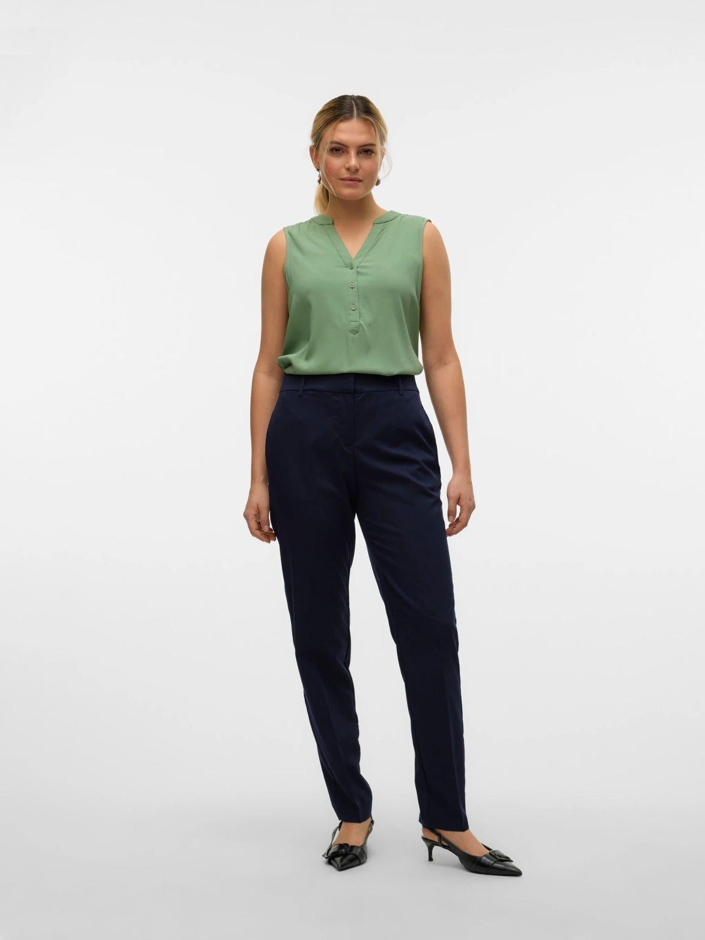 Vero Moda Pantaloni Formali Donna Nila Navy Blazer