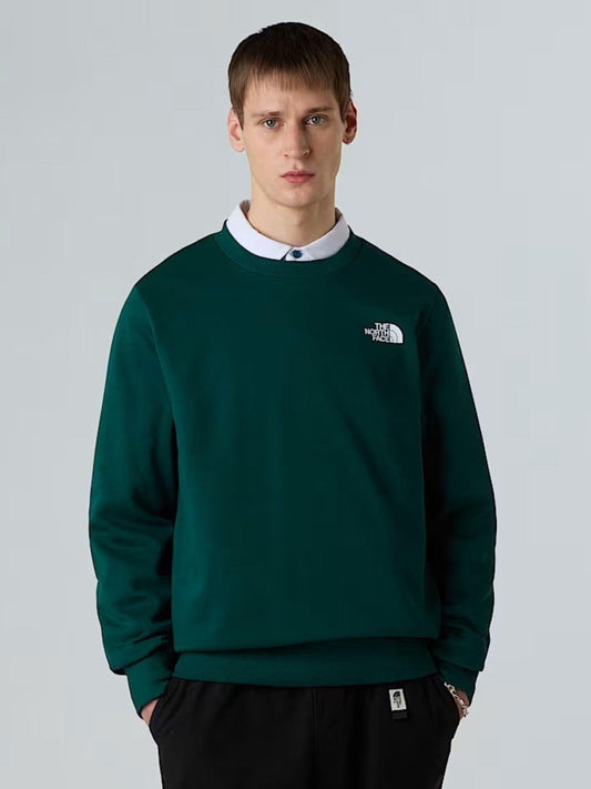 The North Face Felpa Uomo Simple Dome Verde Caccia