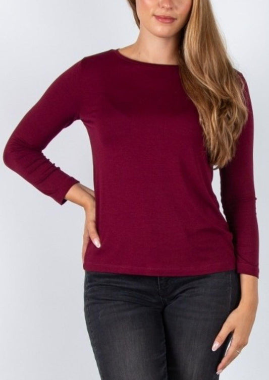 Emme Marella Maglia Donna Polpo Bordeaux