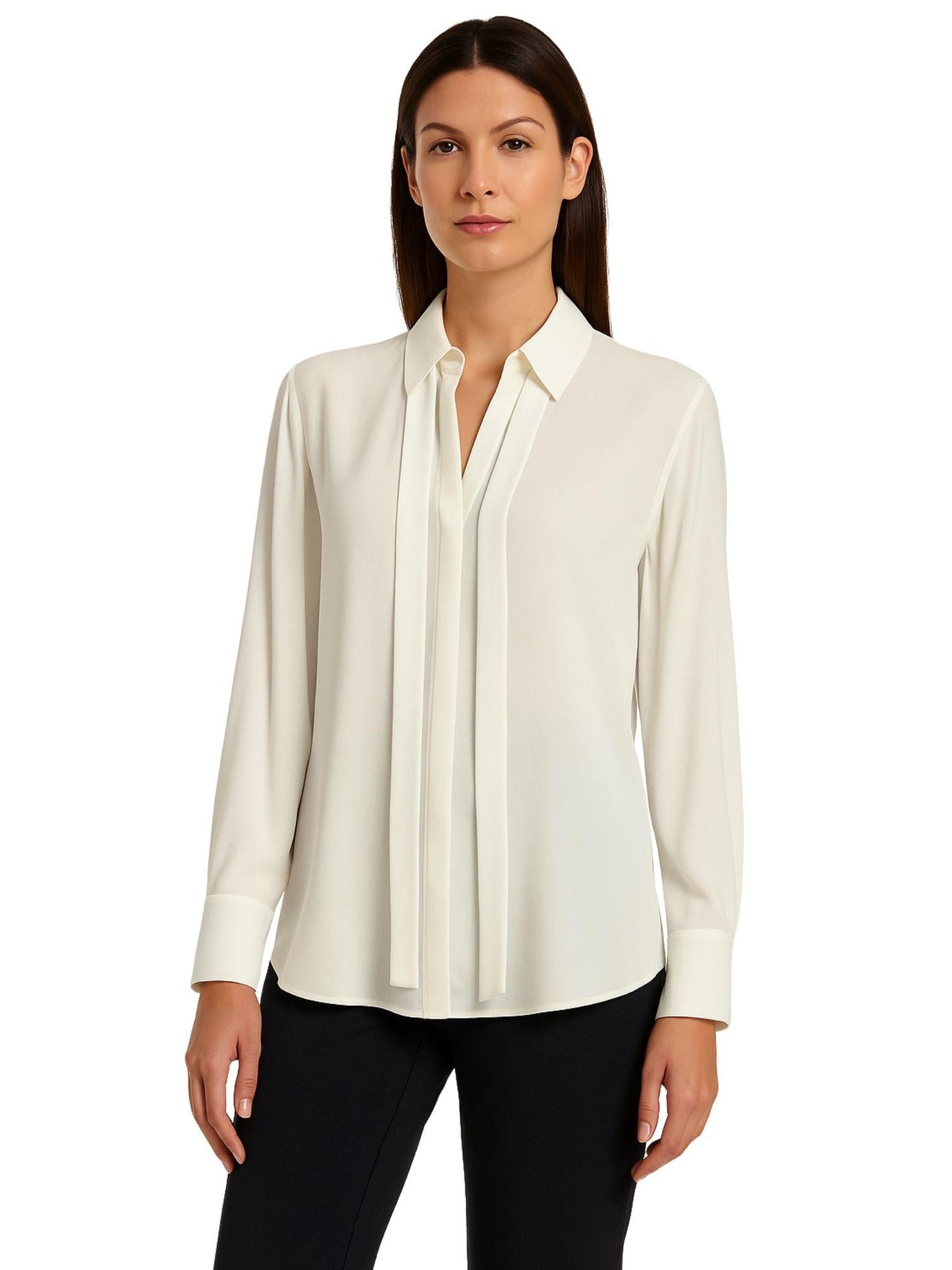 Emme Marella Camicia Donna Chopin Bianco Lana