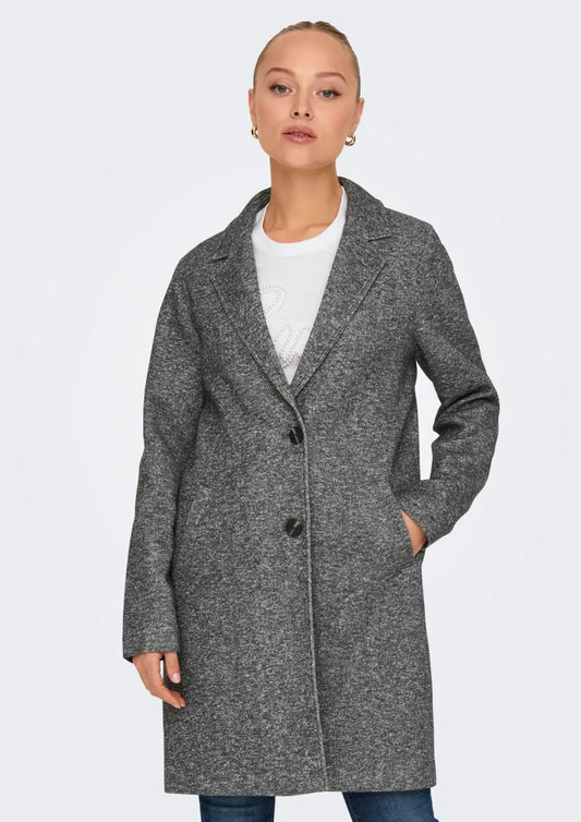 Only Cappotto Donna Sedona Grigio Scuro