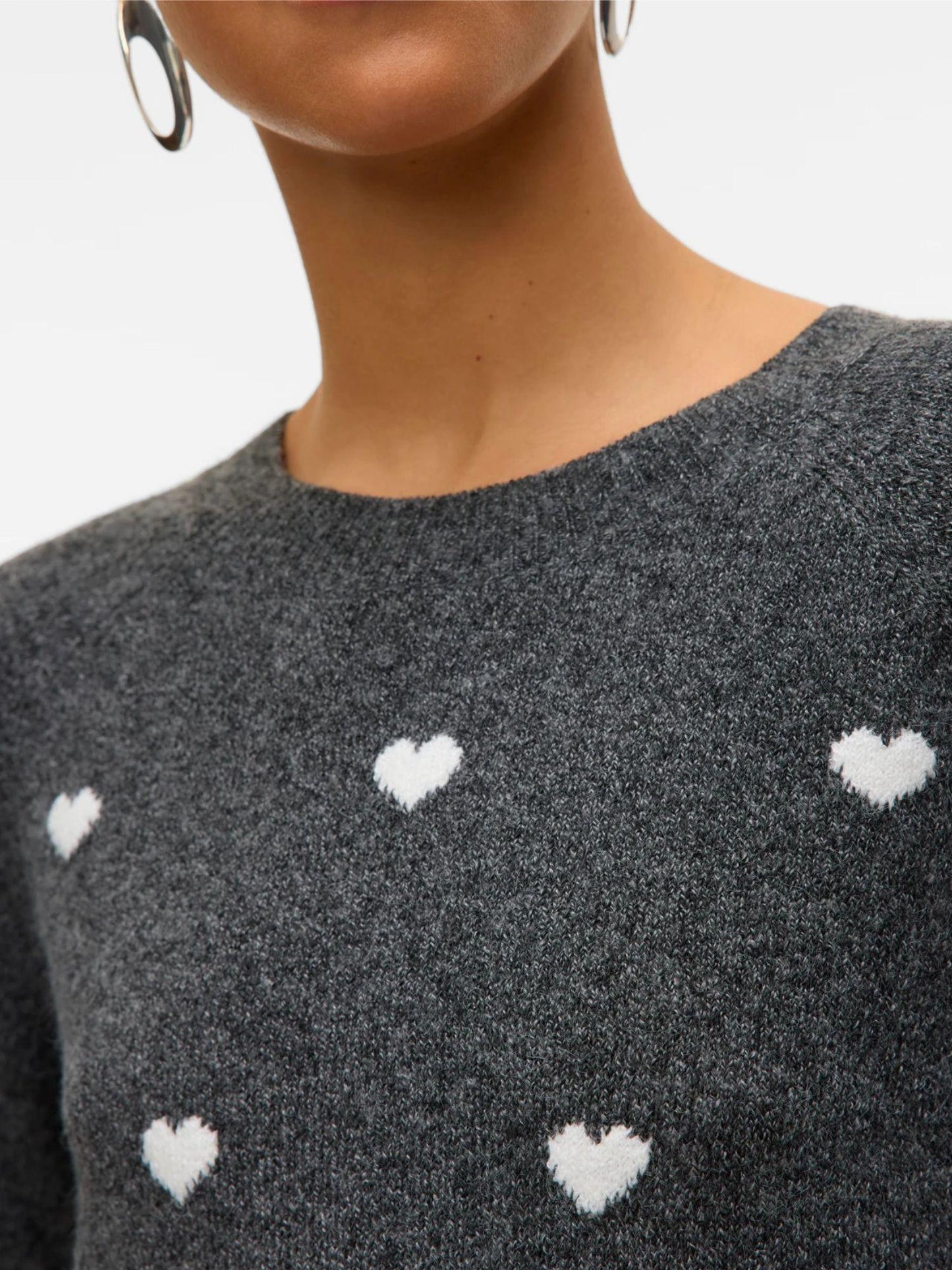 Vero Moda Maglione Donna Doffy Grigio Scuro
