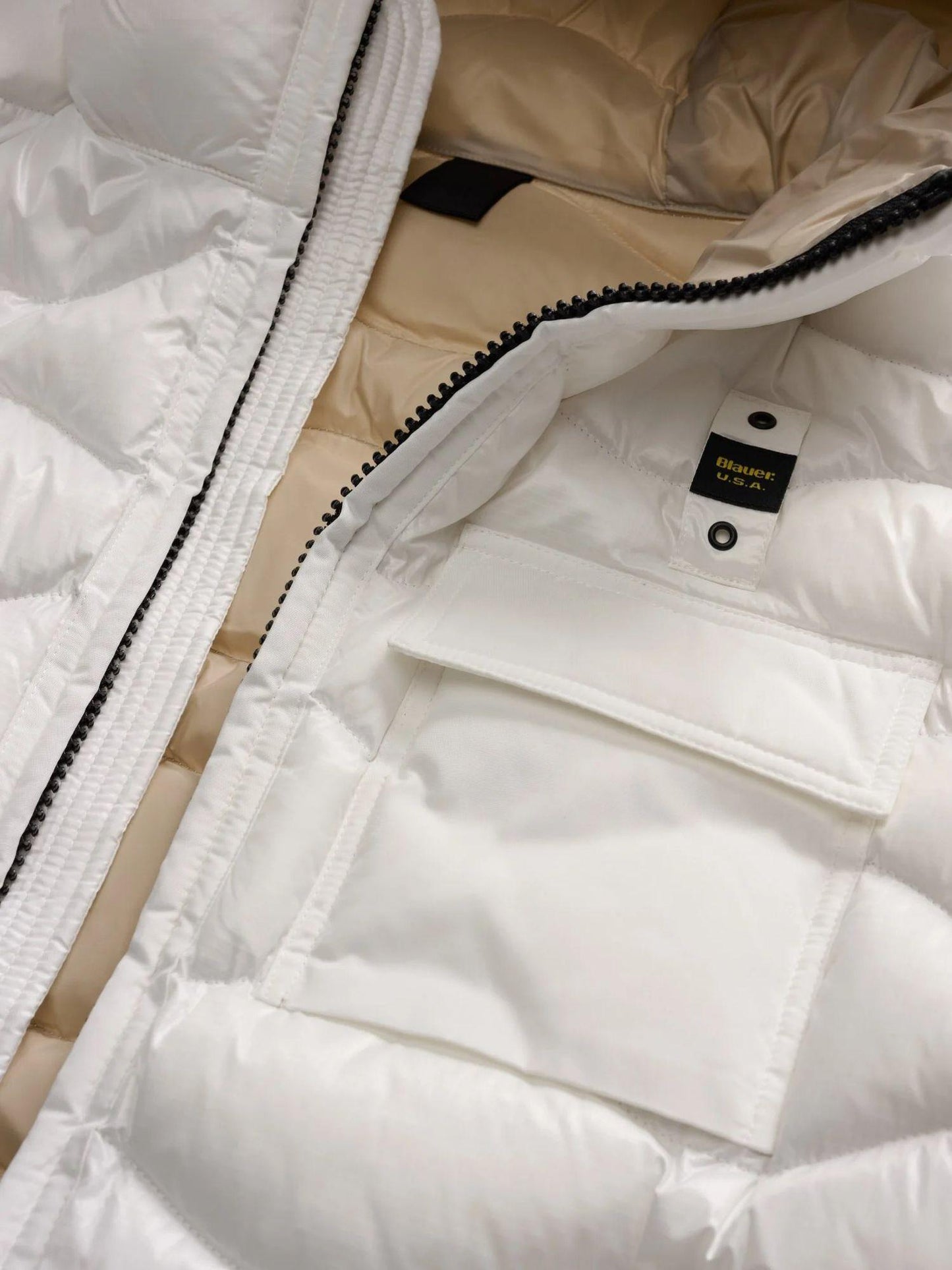Blauer Giacca Invernale Uomo Bryant Bianco ottico interno beige
